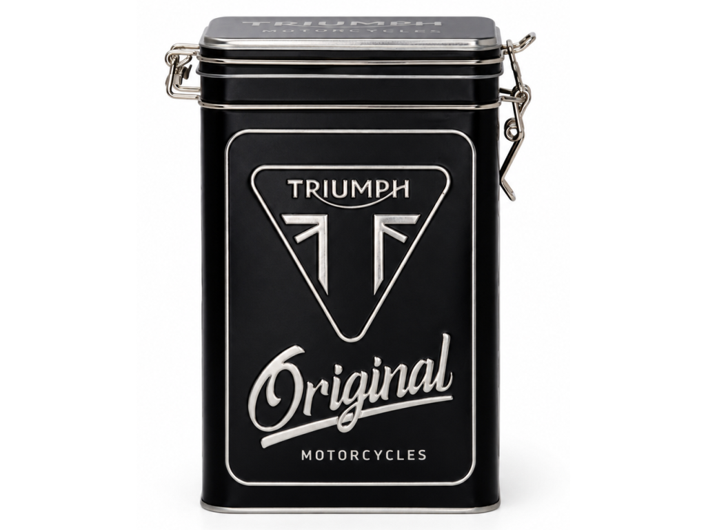 Plechová dóza s klipem Triumph Original