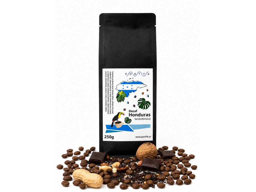 Bezkofeinová káva - Decaf Honduras 250g